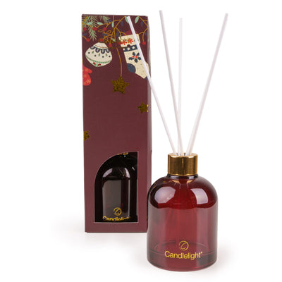 Candlelight Home Reed Diffusers 200ml Reed Diffuser – Red Stockings & Baubles 6pk