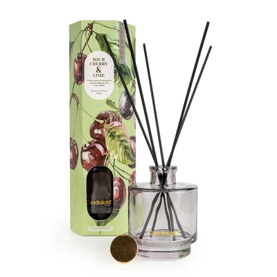 Candlelight Home Reed Diffusers 200ml Reed Diffuser - Sour Cherry & Lime 6pk