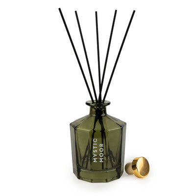 Candlelight Home Reed Diffusers 250ml Octagonal Reed Diffuser - Forest Green 6PK
