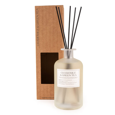 Candlelight Home Reed Diffusers 500ML Reed Diffuser - Chamomile & Green Tea Scent 6pk
