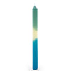 Candlelight Home S/ 6 DINNER CANDLES TWO TONE TEAL