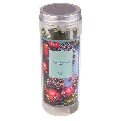 Candlelight Home Scented Sticks 12 scented Christmas Sticks - Apple Cinnamon 16pk