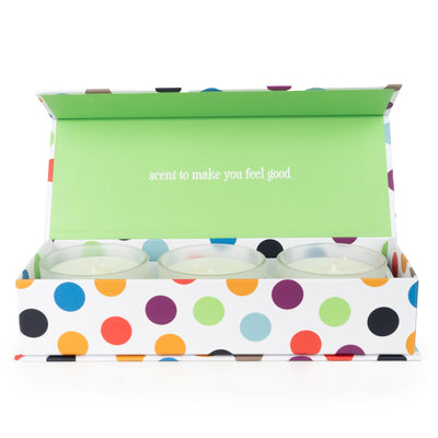 Candlelight Home Set of 3 Candle Gift Sets Celebrate - Brights Spots 4PK
