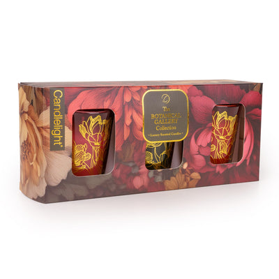 Candlelight Home Set of 3 Votives Botanical Gallery 6PK