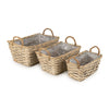 Candlelight Home Set of 3 Wicker Planters