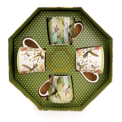 Candlelight Home Set of 4 Mugs Set of 4 Mugs - Hummingbird 6pk