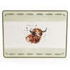 Candlelight Home SET OF 4 PLACEMATS HIGHLAND COW