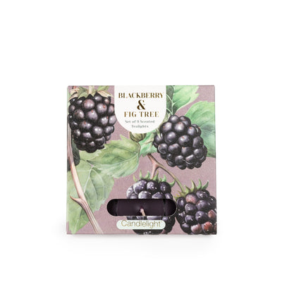 Candlelight Home SET OF 9 TEALIGHTS BLACKBERRY & FIG TREE - 5% BLACKBERRY & FIG TREE SCENT