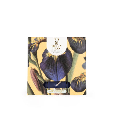 Candlelight Home SET OF 9 TEALIGHTS IRIS & TONKA BEAN - IRIS & TONKA BEAN SCENT