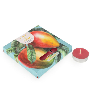 Candlelight Home SET OF 9 TEALIGHTS MANGO & HONEY - 5% MANGO & HONEY SCENT