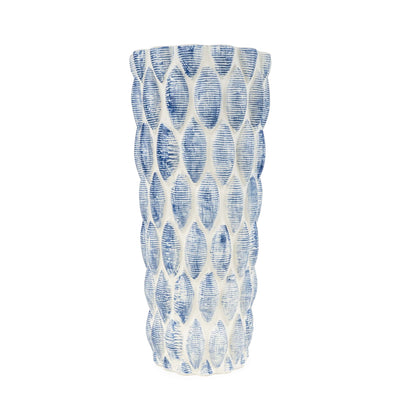 Candlelight Home Shell Vase - Blue and White 1pk