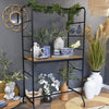Candlelight Home Shelving 192CM STANDING METAL SHELF UNIT (KD) WITH FSC MDF SHELF 1PK