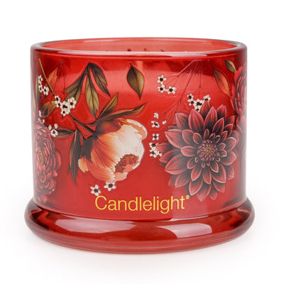 Candlelight Home Small Glass Jar Decal Botanical Gallery 6PK