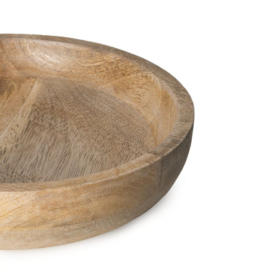 Candlelight Home SMALL ROUND BOWL PLAIN MANGO WOOD