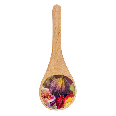 Candlelight Home Spoon Rests Spoon Rest – Mango Wood Fig & Pomegranate 6pk
