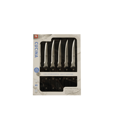 Candlelight Home Steak Knife Set Cucina 6pc Steak Knife Set 5pk