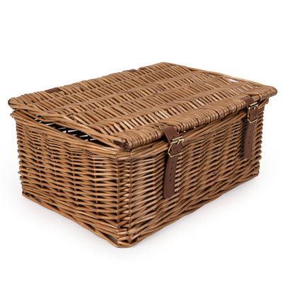 Candlelight Home Storage Baskets Small Wicker Hamper Basket Full Wicker 6PK