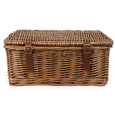 Candlelight Home Storage Baskets Small Wicker Hamper Basket Full Wicker 6PK