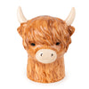 Candlelight Home Storage Jar 3D Utensil Jar Highland Cow 4PK