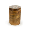 Candlelight Home Storage Jar Small Mango Wood Storage Jar - Vintage Fruit 6pk