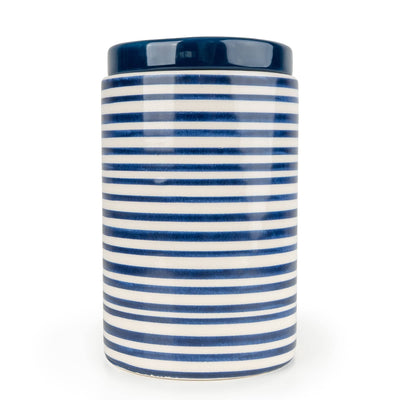 Candlelight Home Storage Jars Jeff Banks Storage Jar - Stripes Blue 2pk