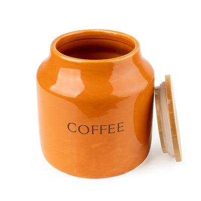 Candlelight Home Storage Jars Storage Jar Tomato Coffee - Orange 4pk