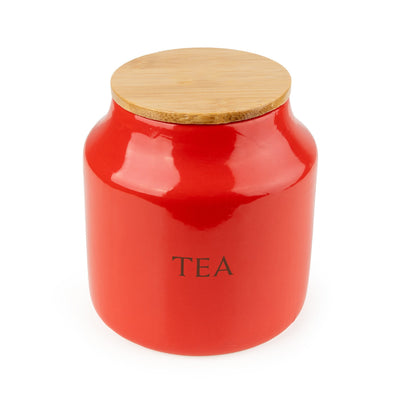 Candlelight Home Storage Jars Storage Jar Tomato Tea - Red 4pk