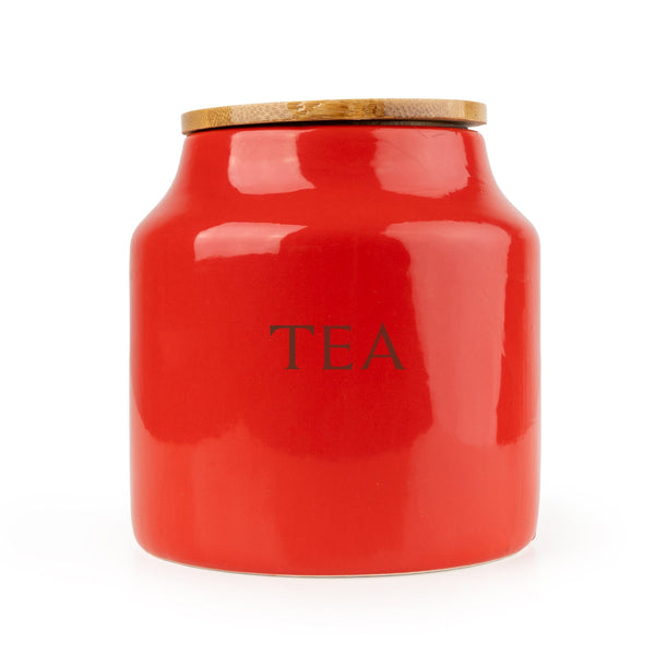 Storage Jar Tomato Tea - Red 4pk - Candlelight Home