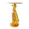 Candlelight Home Tables Gold Leopard Side Table 1PK