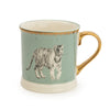 Candlelight Home TANKARD MUG TIGER TEAL