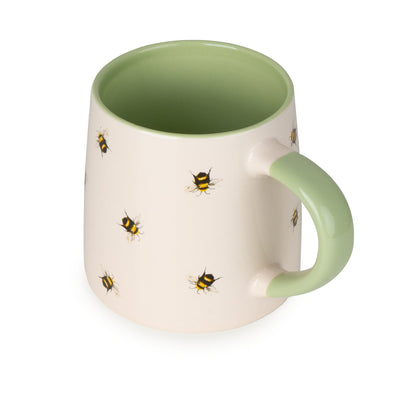 Candlelight Home TAPERED MUG SOFT GREEN - BEES