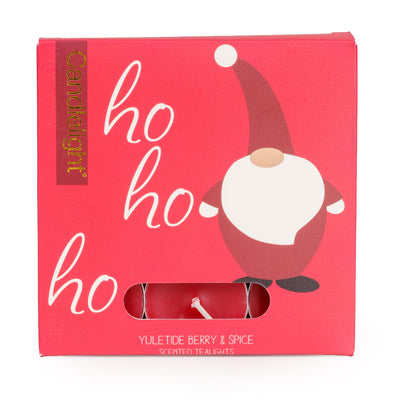Candlelight Home tea lights Set of 9 Tealights – Ho Ho Ho 6pk