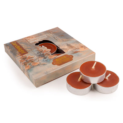 Candlelight Home tea lights Set of 9 Tealights - Mistletoe Woodland 6pk