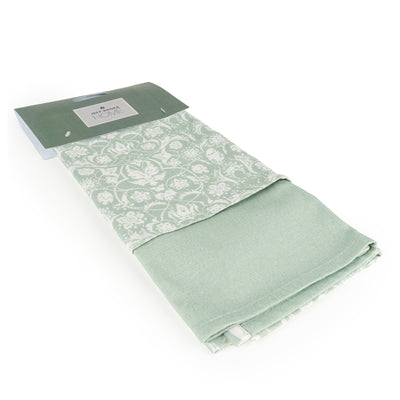 Candlelight Home tea towel Jeff Banks Set of 2 Printed Tea Towels - Jacquard Sage Green 6pk
