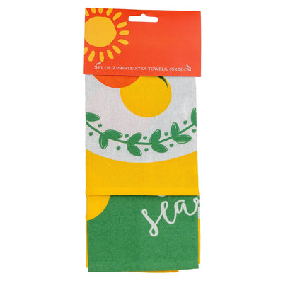 Candlelight Home tea towel Set of 2 Tea Towels - Tomatoes 6pk