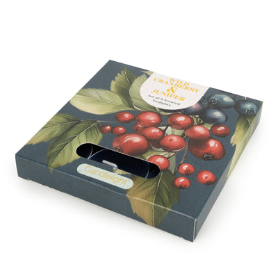 Candlelight Home Tealights Set of 9 Tealights - Cranberry & Juniper 6pk