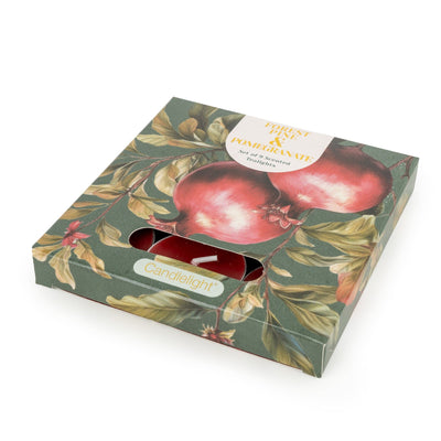 Candlelight Home Tealights Set of 9 Tealights-  Forest Pine & Pomegranate 6pk
