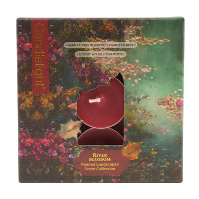 Candlelight Home Tealights Set of 9 Tealights - River Blossom 6pk