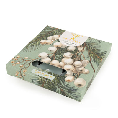 Candlelight Home Tealights Set of 9 Tealights - Winter Fir & Mistletoe 6pk