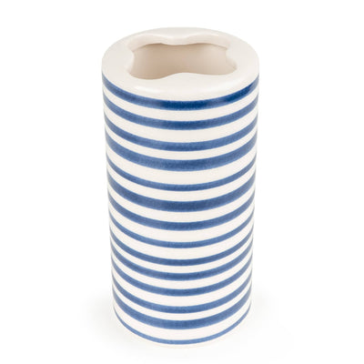 Candlelight Home Toothbrush Holder Jeff Banks Toothbrush Holder - Stripes Blue 4pk