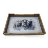 Candlelight Home tray Rectangular Tray - Sheep 1pk
