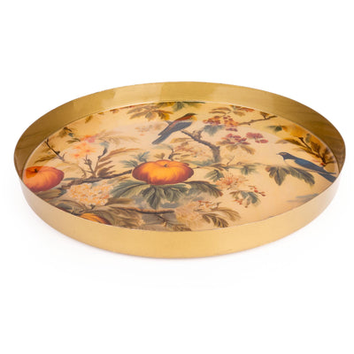 Candlelight Home Trays Metal Tray - Eastern Bluebird 4pk