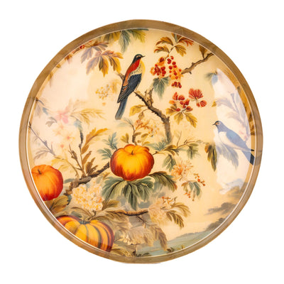 Candlelight Home Trays Metal Tray - Eastern Bluebird 4pk