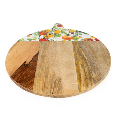 Candlelight Home Trays Pizza Board Mango Wood - Tomatoes 4pk