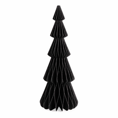 Candlelight Home Tree Decoration 35cm Paper Christmas Tree Decoration – Black Hummingbird 6pk
