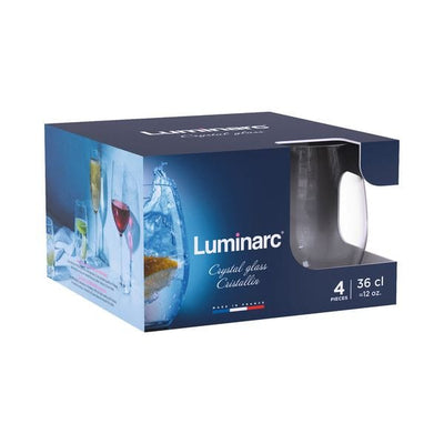 Candlelight Home Tumblers Set of 4 Menades 36cl Tumbler Glass - 6pk