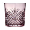 Candlelight Home Tumblers Set of 4 Salzburg Mazzarine Mauve 30cl Tumbler Glasses - 4pk