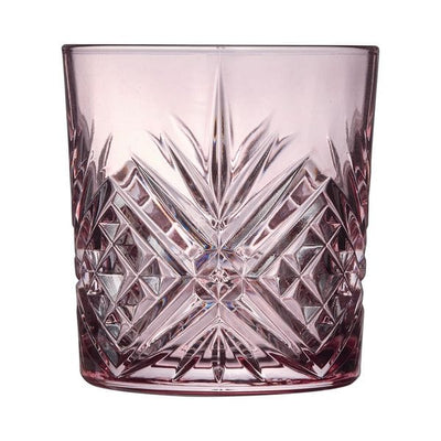 Candlelight Home Tumblers Set of 4 Salzburg Mazzarine Mauve 30cl Tumbler Glasses - 4pk