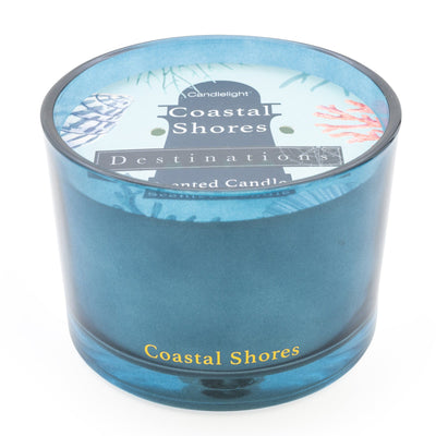 Candlelight Home TWO WICK CANDLE 'COASTAL SHORES' SEASALT SCENT