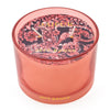 Candlelight Home Two Wick Wax Pot Candles Two Wick Candle Jaipur With Kashmir & Fig Scent - Pink 6PK